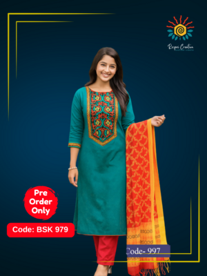 Hand Block Printed Salwar Kameez Set – Cotton