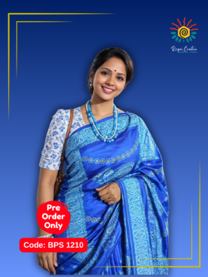 Block Print Balaka Silk Sharee